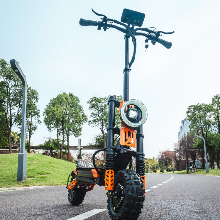 EFGBIKE ES09 --- Heavy Duty Electric Scooter with Ultra-Long Range, Rugged Design for Off-Road Riding
