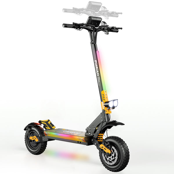 FOHOLO F15 --- The Most Versatile All-Terrain Fast Electric Scooter, Agile Performer for Commute & Off-Road Journeys
