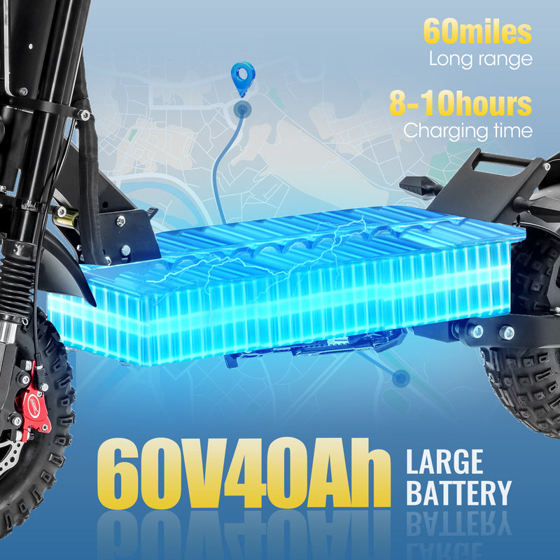 Massive Battery · 60V 40AH Long Range