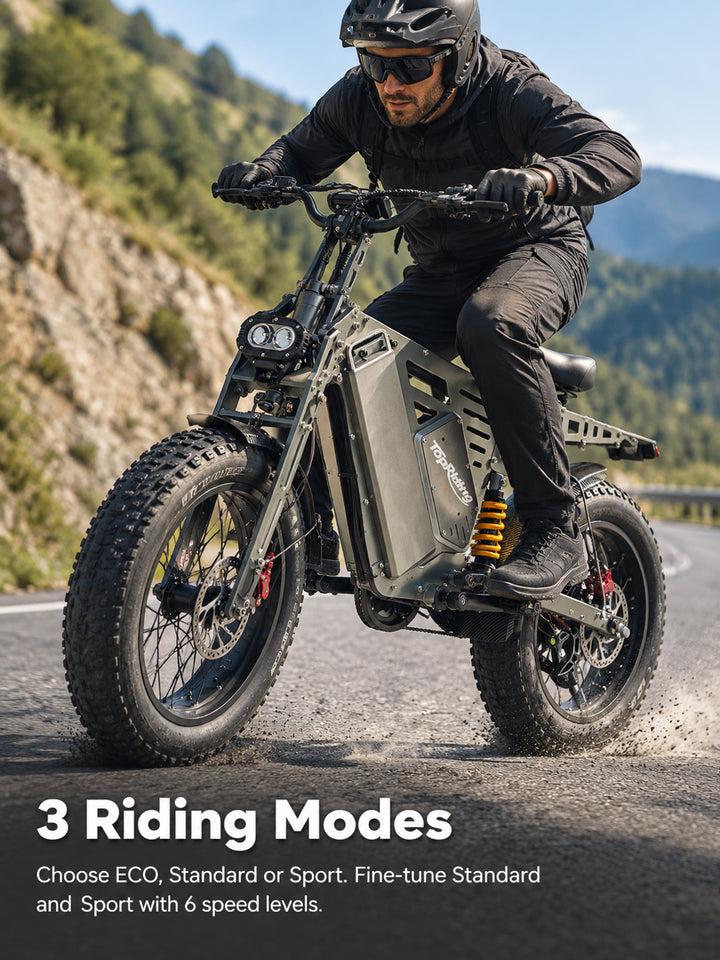 1. TopRiding R2 - Full CNC Moto-Style eBike: The Indestructible Urban Tank