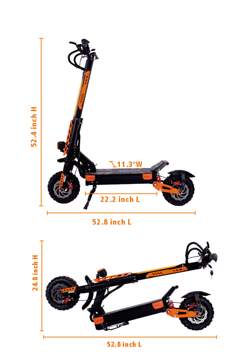ZSNAKE Z37 --- Popular Compact & Folding Electric Scooter