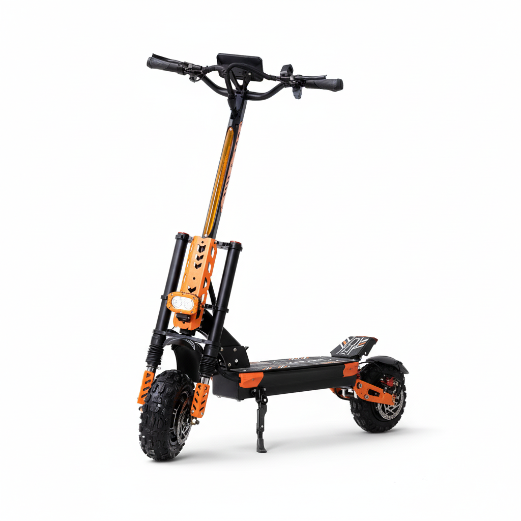 TopRiding ZSNAKE Z37 - Off-Road Electric Scooter | Dual Motors • 60+ Mile Range • 11″ Fat Tires • Hydraulic Brakes